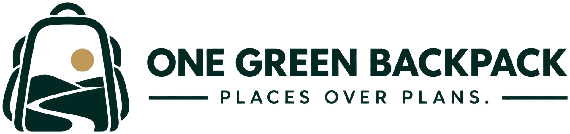 ONE GREEN BACKPACK